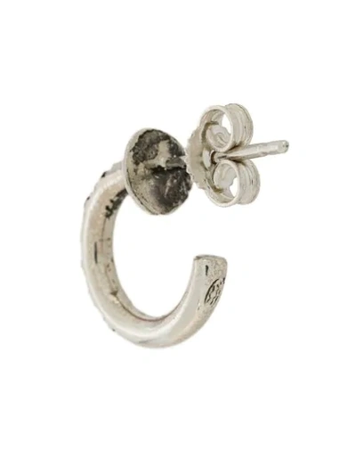 Shop Angostura Half-hoop Earrings In Silver