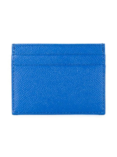 Shop Dolce & Gabbana Dauphine Cardholder In Blue