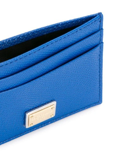 Shop Dolce & Gabbana Dauphine Cardholder In Blue