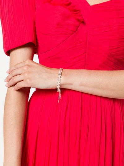 Wouters & Hendrix My Favourite Notched Cast Ribbon Bracelet In Metallic