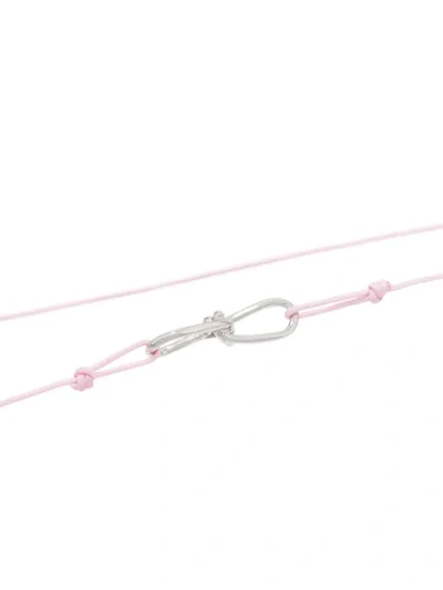 ANNELISE MICHELSON EXTRA SMALL WIRE CORD BRACELET - 粉色