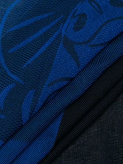 Shop Kenzo Schal Mit Logo In Blue