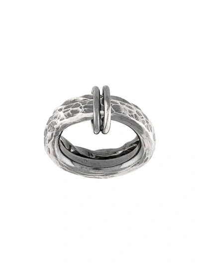 Shop Chin Teo Apollo & Artemis Ring In Metallic