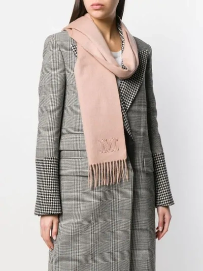 MAX MARA M针织围巾 - 粉色