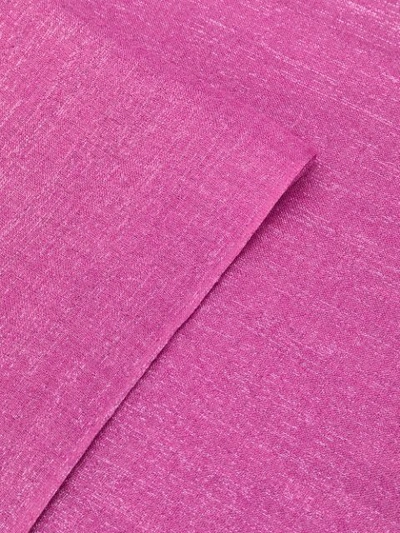 Shop Brunello Cucinelli Fringe Scarf In Pink