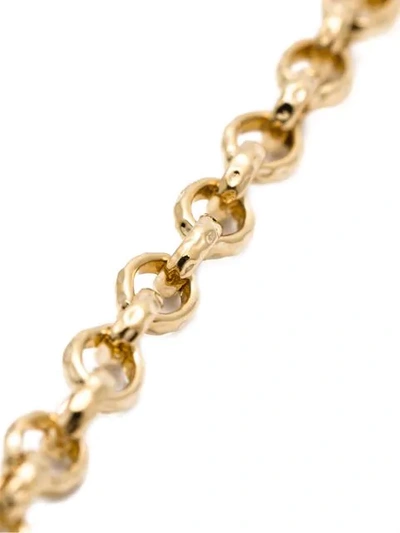 Shop Aurelie Bidermann 'bianca' Necklace In Yellow