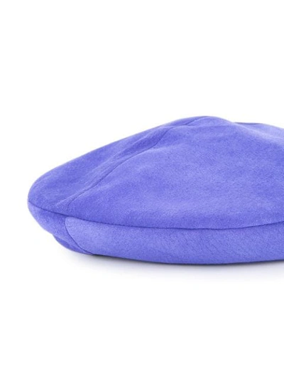 Shop Maison Michel New Billy Beret - Blue