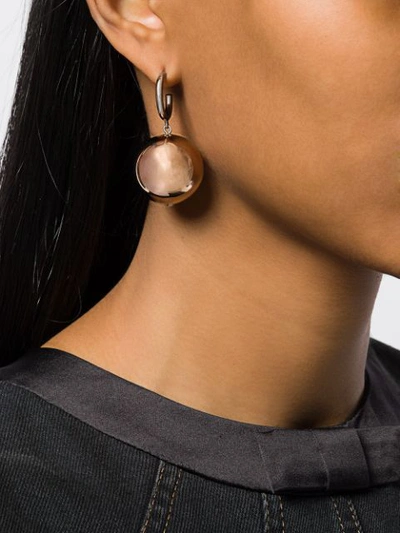 Shop Isabel Marant Ball Drop Earrings In Metallic