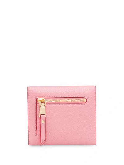 Shop Miu Miu Love Wallet In Pink