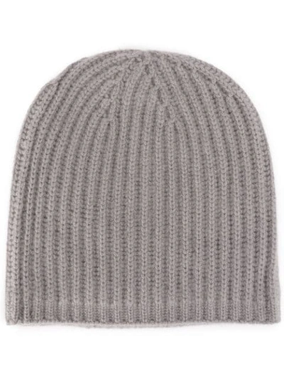 Shop Warm-me Cable Knit Beanie - Grey