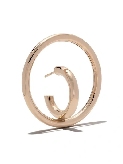 Charlotte Chesnais Saturn Blow Large Earrings In Metallic