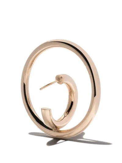 Charlotte Chesnais Saturn Blow Large Earrings In Metallic