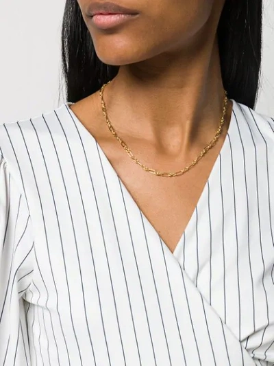 Shop Anni Lu Lynx Necklace In Gold