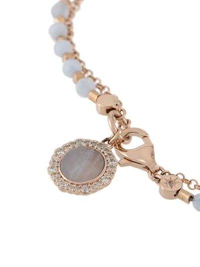 Shop Astley Clarke Lace Agate Luna Biography Bracelet In Metallic