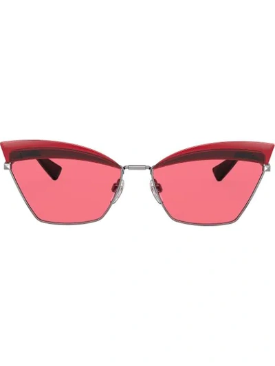 Shop Valentino Tinted Cat-eye Sunglasses In Pink