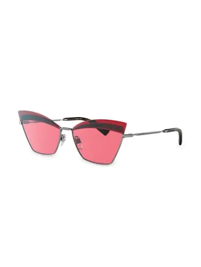 Shop Valentino Tinted Cat-eye Sunglasses In Pink