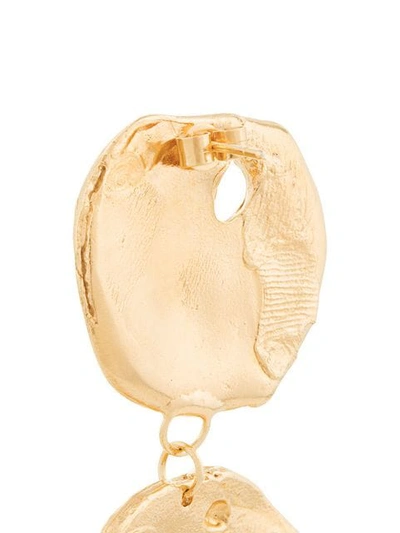 Shop Alighieri Drop Plate Earring In Gold