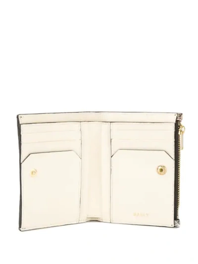 Shop Bally Panelled Bifold Purse - Green