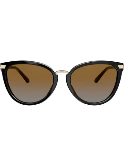 Shop Michael Kors Claremont Sunglasses In Brown