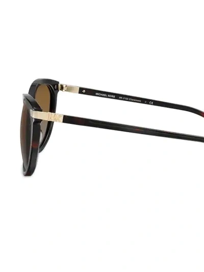 Shop Michael Kors Claremont Sunglasses In Brown