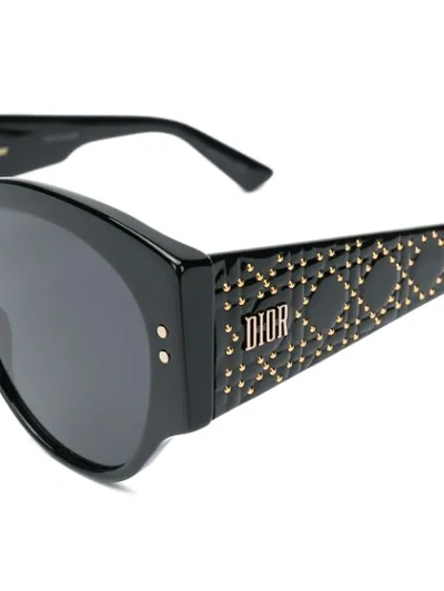 Shop Dior Lady  Studs Sunglasses In Black