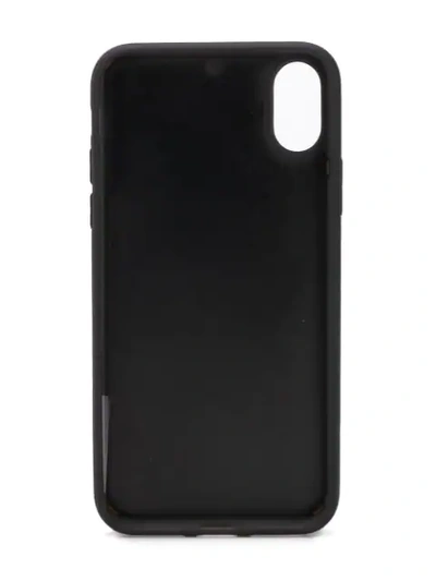 Shop Dolce & Gabbana Care Tag Iphone X/xs Cover In Black