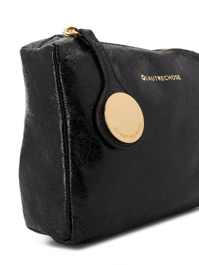 Shop L'autre Chose Zipped Wallet In Black