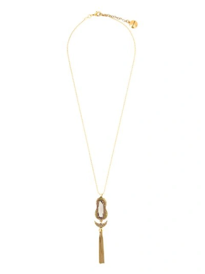 Shop Camila Klein Longo Com Baguete Ouro Necklace - Metallic
