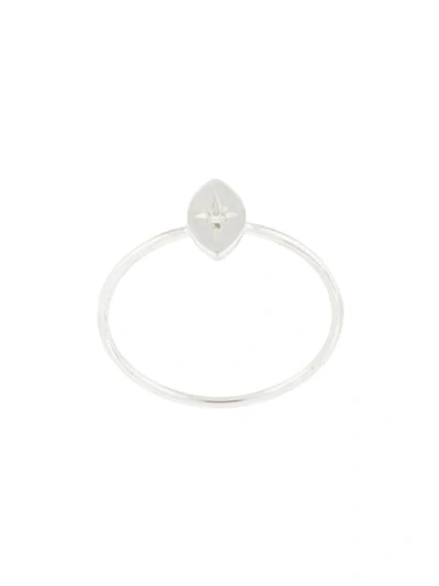 Shop Natalie Marie Willow Ring In Silver