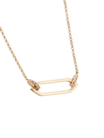 Shop Zofia Day Link Necklace In Yellowgold