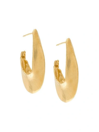 Shop Alighieri Push Back Stopper Earrings In Metallic