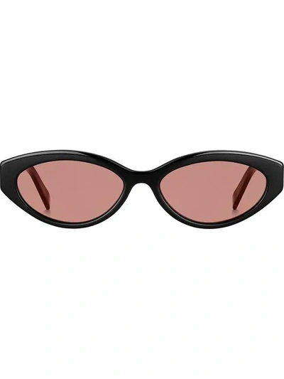 Shop Max Mara Slim I Sunglasses In Black