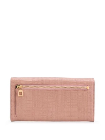 Shop Loewe Continental Wallet In Pink