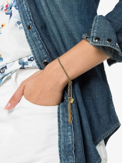 Shop Carolina Bucci Armband Mit Anhänger - Blau In Blue