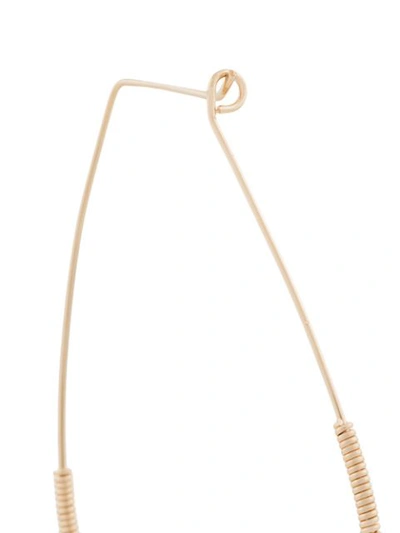 Shop Petite Grand Beach Hoops In Gold