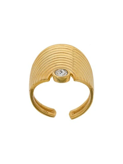 Shop Charlotte Valkeniers Spectrum Ring In Gold