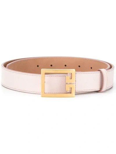 Shop Givenchy Double G Belt In Pink