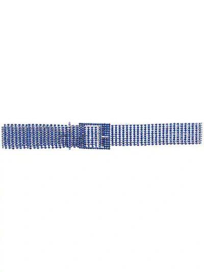 Shop B-low The Belt Strass Belt In Silver