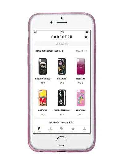 Chiara Ferragni Flirting Glitter Iphone 6s Plus Case - Pink In Pink