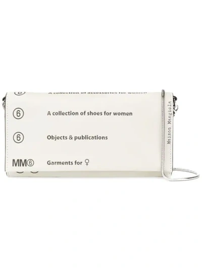Shop Mm6 Maison Margiela A Colletion Wallet In White