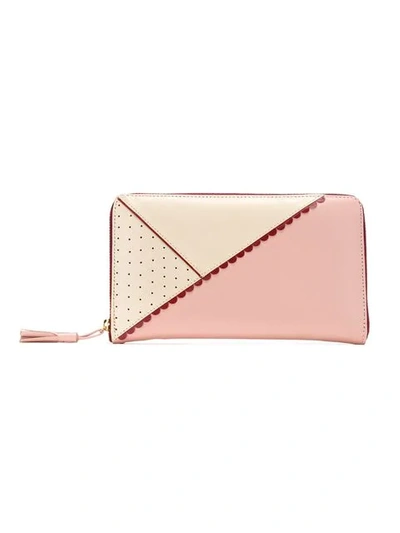 Shop Sarah Chofakian Leather Wallet In Neutrals
