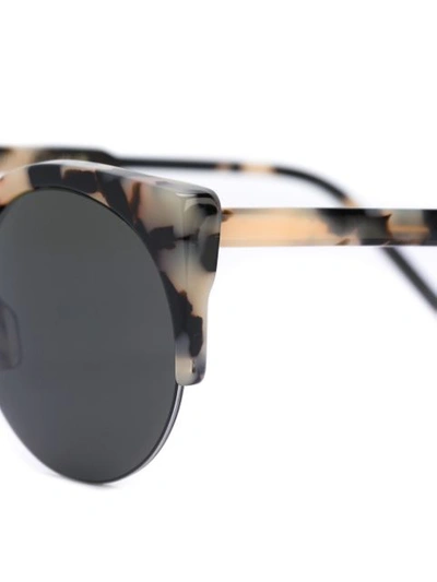 Shop Retrosuperfuture 'lucia Puma' Sunglasses In Black