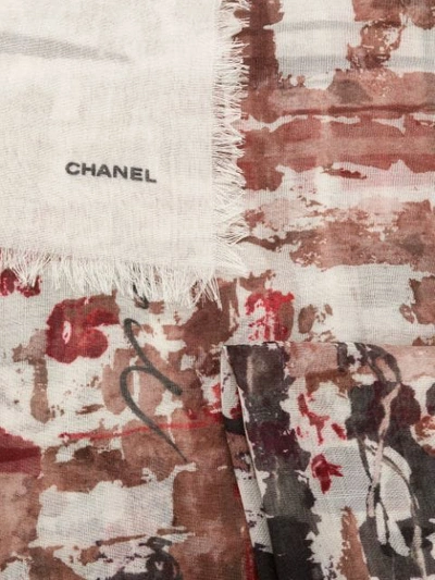 Pre-owned Chanel Silk-cashmere Scarf In Multicolour