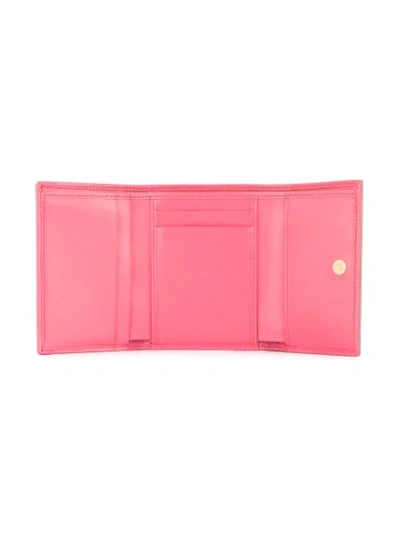 Shop Dolce & Gabbana Logo Tri-fold Wallet - Pink
