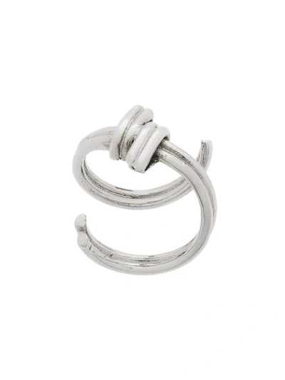 Shop Annelise Michelson Wire Ring In Silver