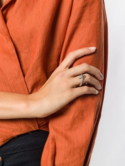 Shop Annelise Michelson Wire Ring In Silver