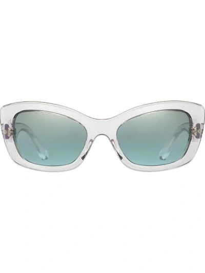 Shop Prada Postcard Eyewear In White