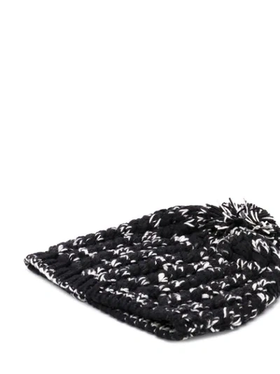 Shop Missoni Chunky Knit Beanie Hat In Black