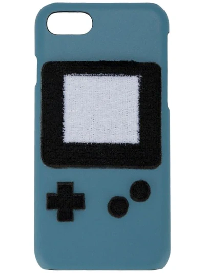 Shop Les Petits Joueurs Gameboy Iphone 7 Case In Blue