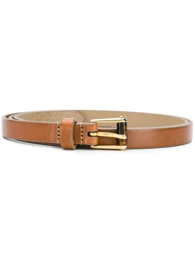 Shop Dolce & Gabbana Tortoise Shell Detail Buckle Belt In Brown
